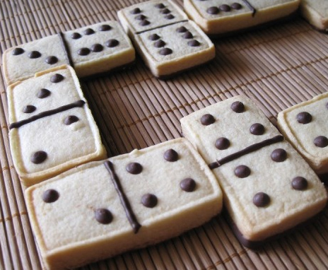 Recetas para niños - Galletas de dominó