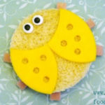 Recetas divertidas: sándwich con forma de mariquita