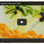 Decorar con fruta para niños